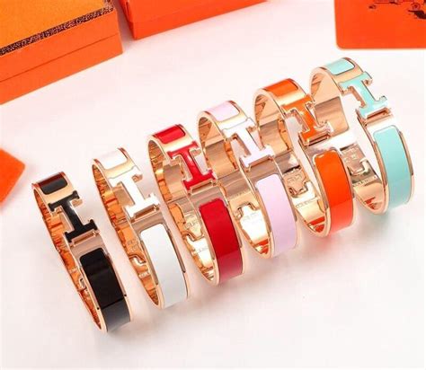 hermes clip bracelet fake|faux hermes enamel bracelets.